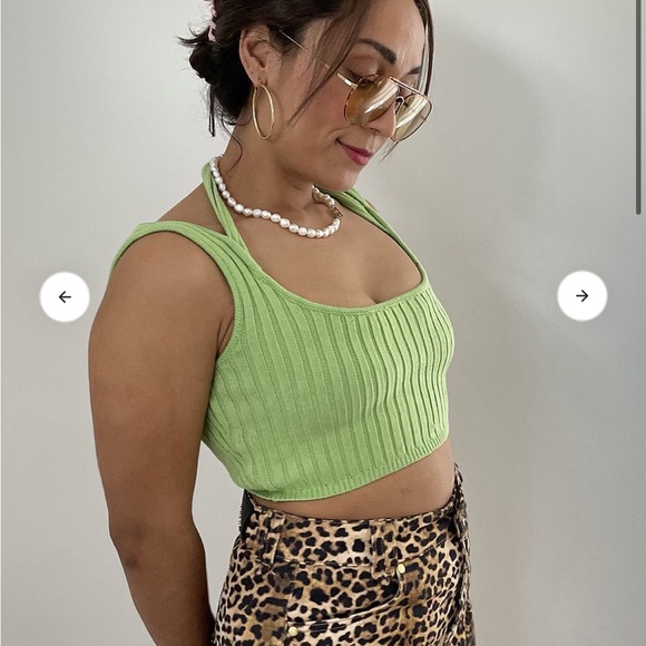 House of sunny green sweater tank Kelly sport - Picture 2 of 6